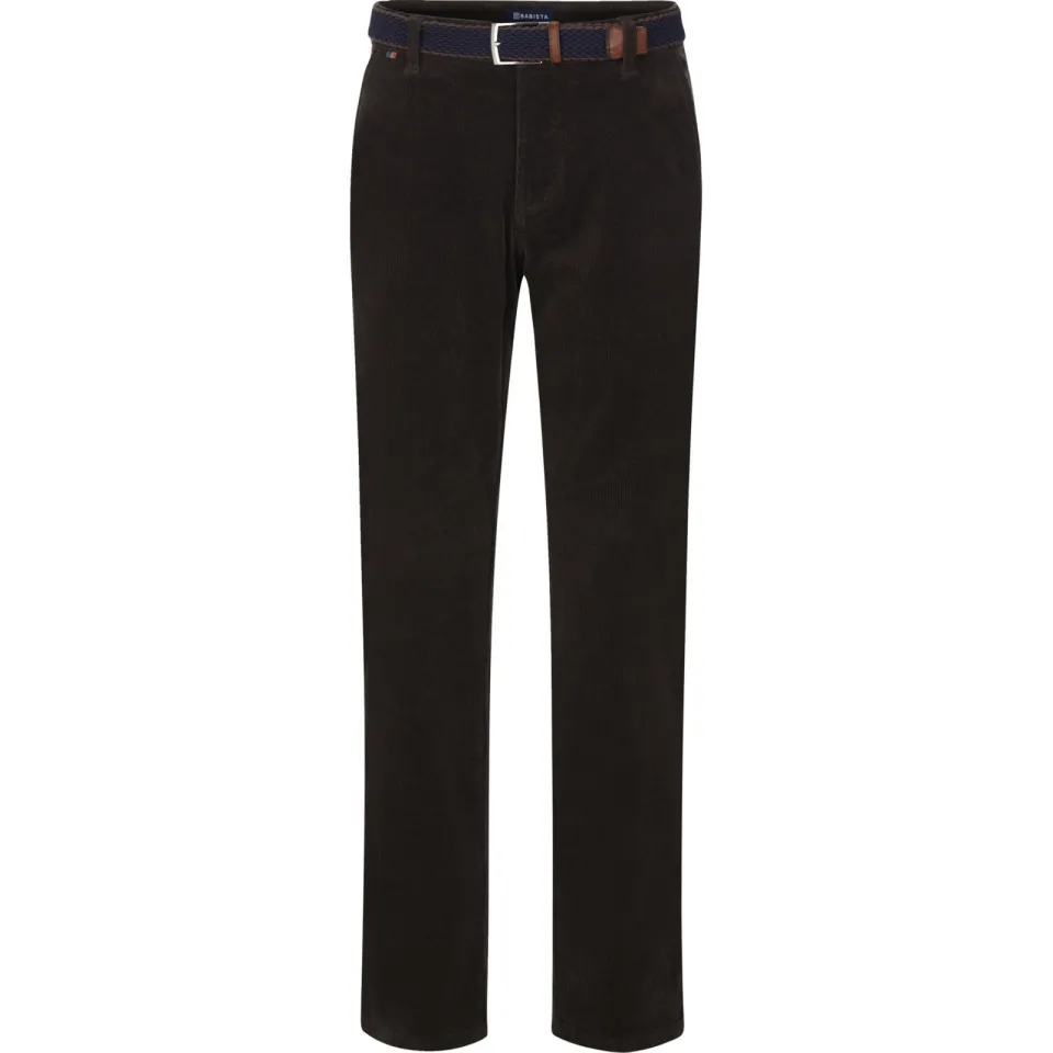 Babista corduroy regular fit broek donkerbruin, foto 2