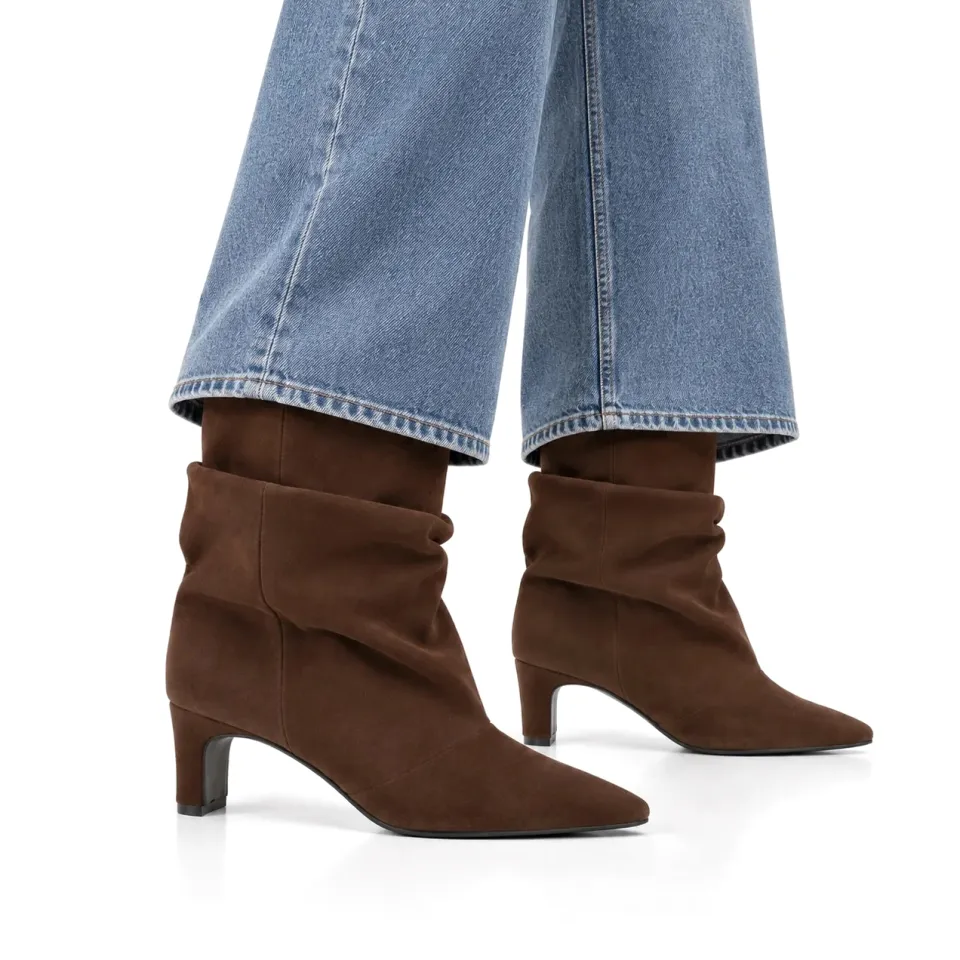 DWRS label Perugia dark brown Suede Dames, foto 2