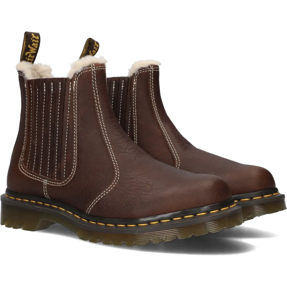 Dr. Martens 2976 Leonore II enkellaarsjes bruin, foto 2