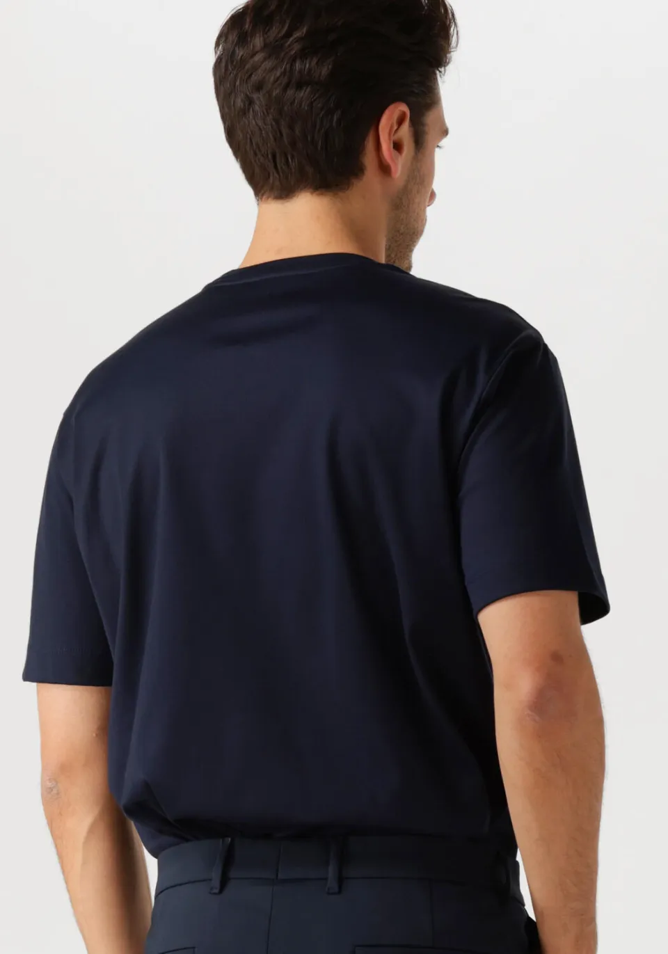 Desoto Luxury Heren Polo's & T-shirts Luxury Two Ply T-shirt 1/2 - Blauw, foto 3