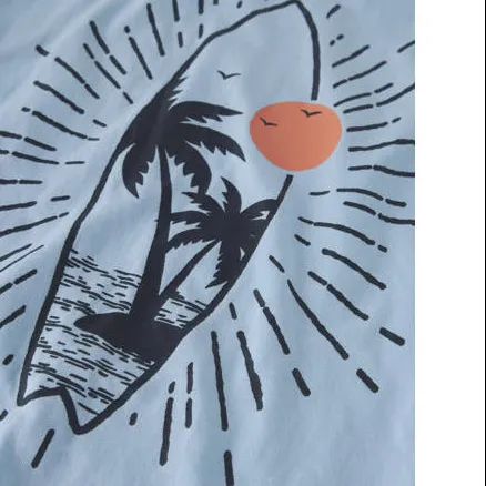NAME IT KIDS T-shirt met backprint lichtblauw, foto 3