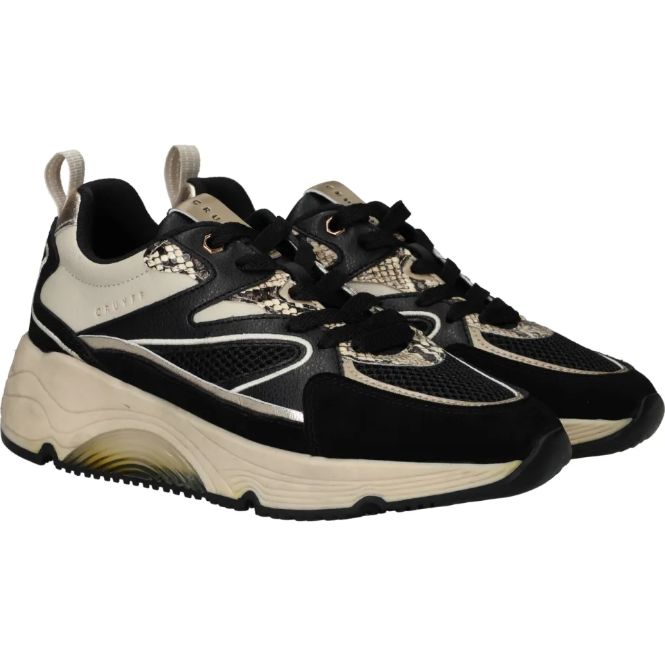 Cruyff Madina Sneakers Dames Zwart, foto 3