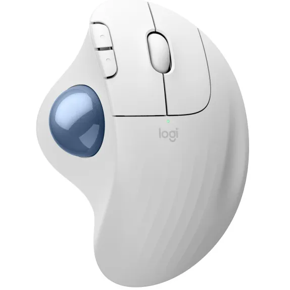 Logitech ERGO M575S trackball muis wit