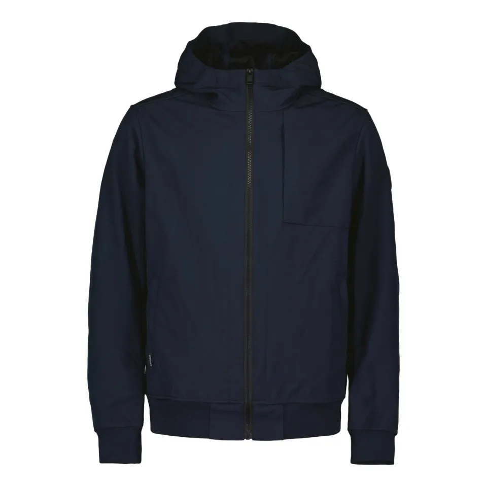Airforce softshell jas donkerblauw dark navy, foto 2