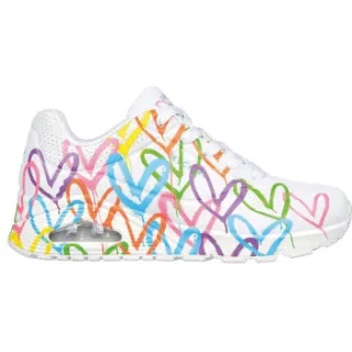 Skechers Uno highlight love 177981/wmlt Wit