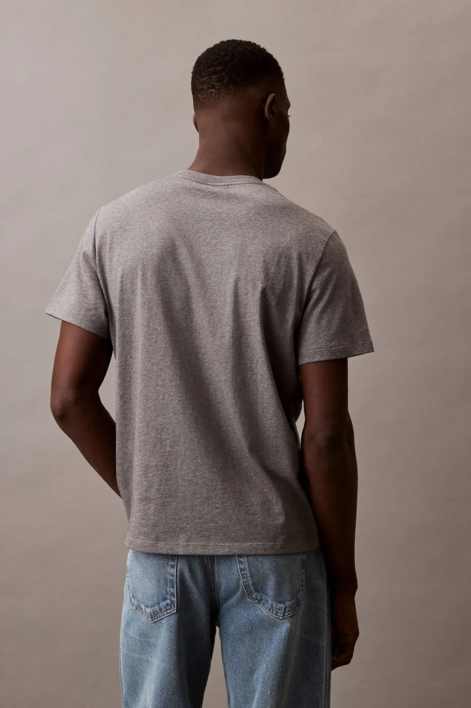 Calvin Klein JEANS oversized T-shirt grijs, foto 5