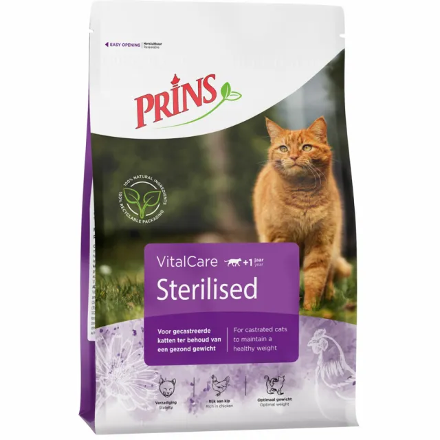 Prins VitalCare Sterilised kattenvoer