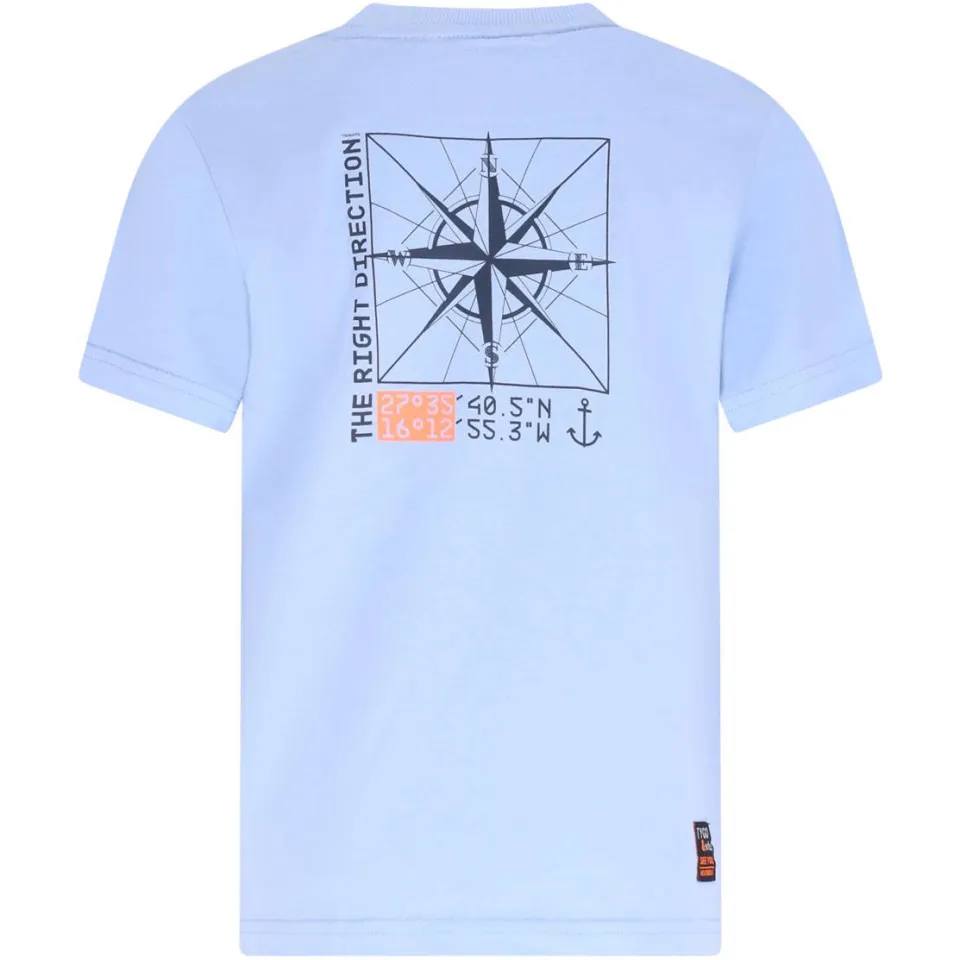 TYGO & vito jersey T-shirt met logo lichtblauw, foto 3