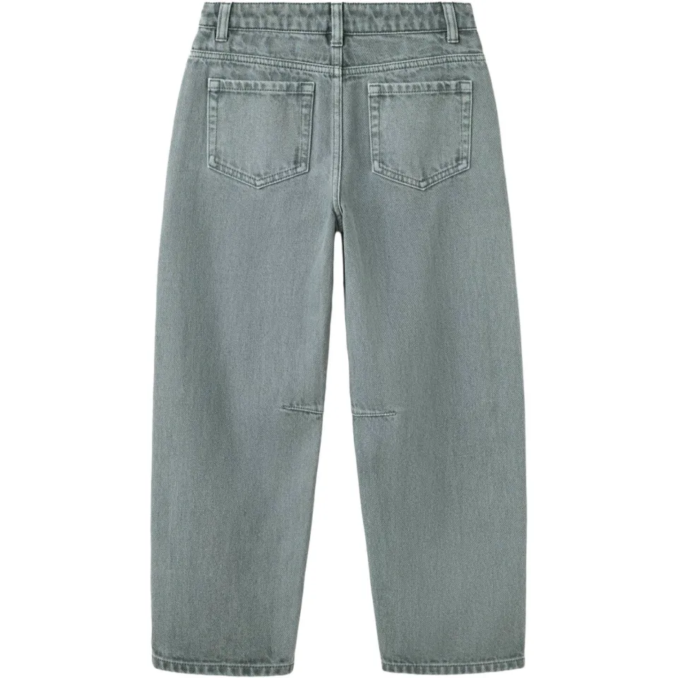 Mango Kids ballon baggy jeans - grey denim, foto 2