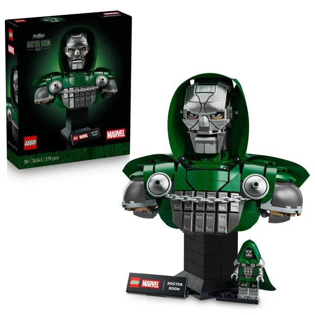 Lego Marvel Doctor Doom Buste Bouwpakket 76345, foto 2