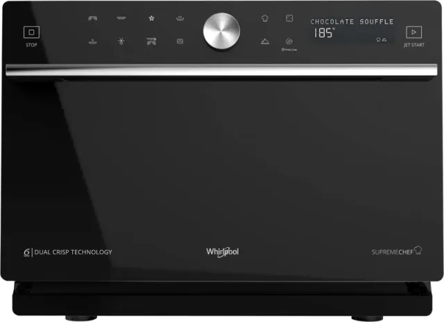 Whirlpool MWSC 9133 SB zilver-zwart