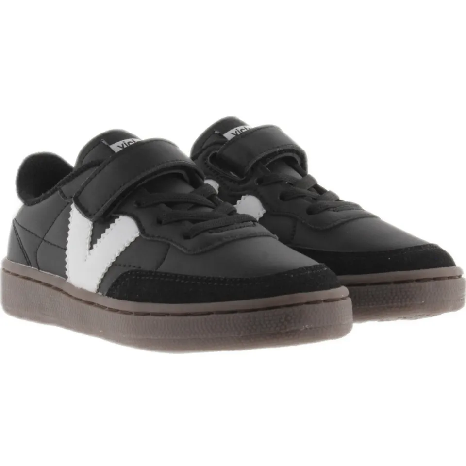 Victoria sneakers zwart met logo, foto 3