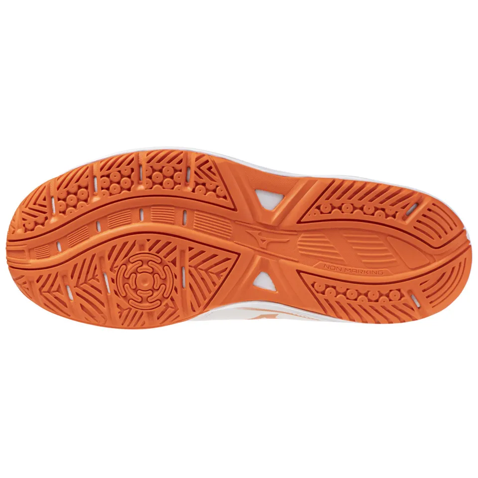 Mizuno Stealth Star sportschoenen - wit/oranje, foto 3