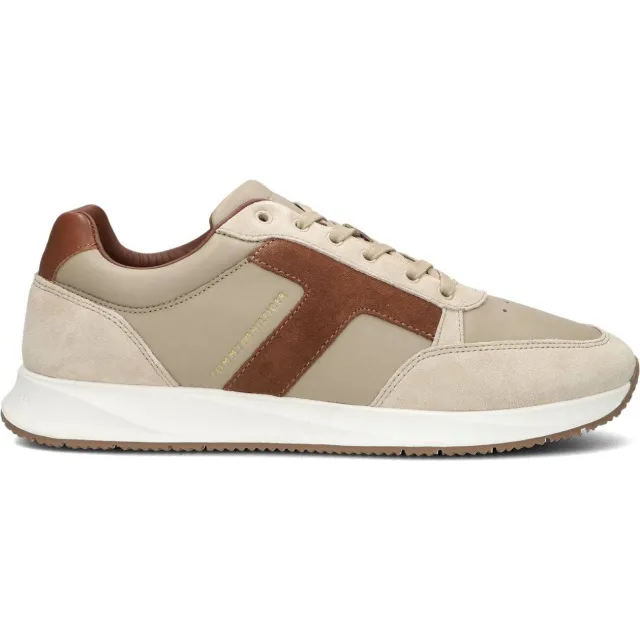 Tommy Hilfiger Sneakers Elevated Hilfiger Mix Runner Beige
