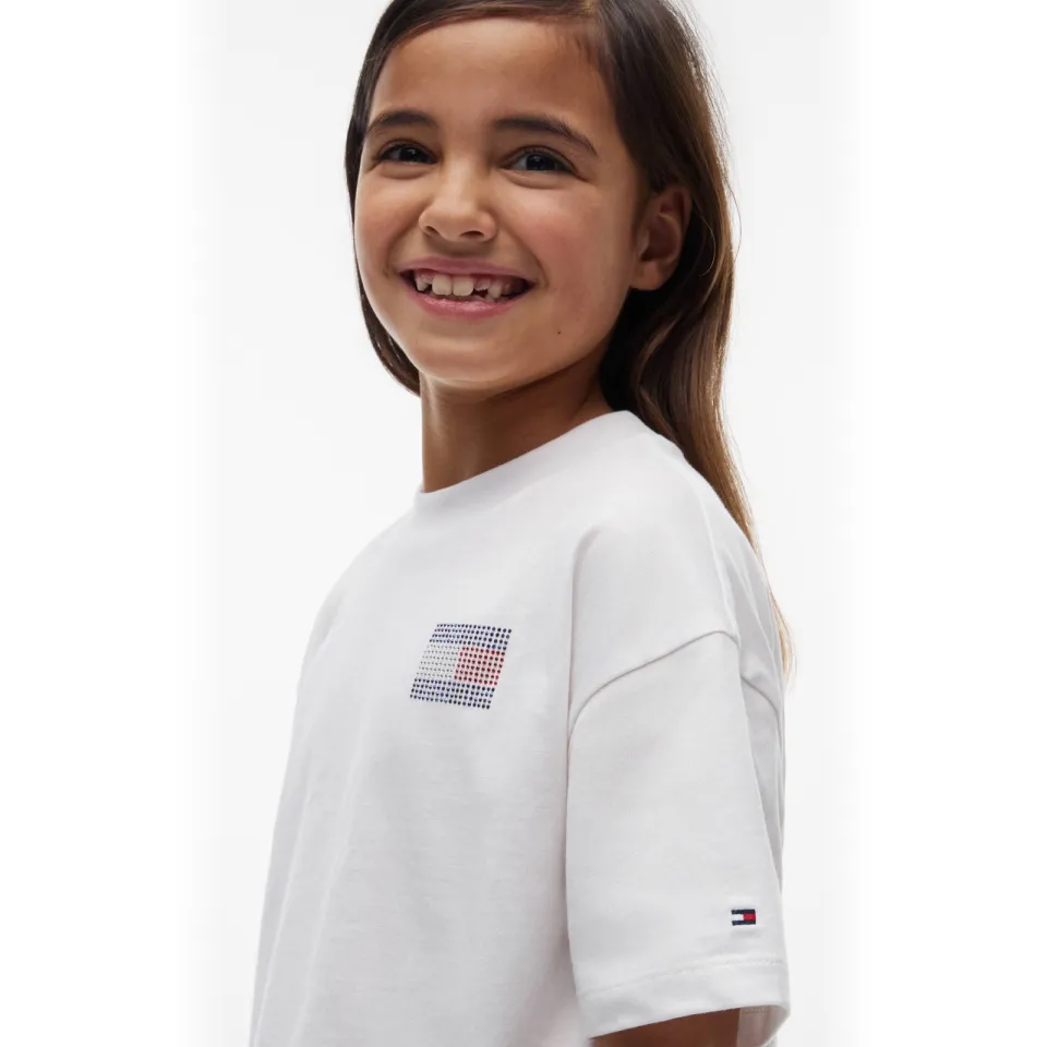 Tommy Hilfiger t-shirt met backprint wit, foto 5