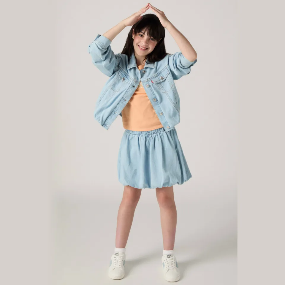 Levi's spijkerjas light blue denim, foto 7