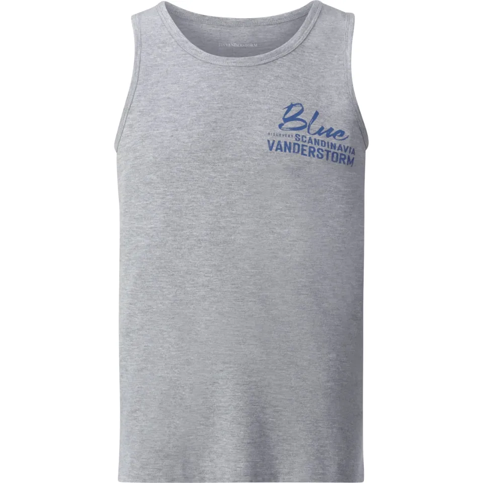 Jan Vanderstorm FELTON tanktop zilvergrijs, foto 2