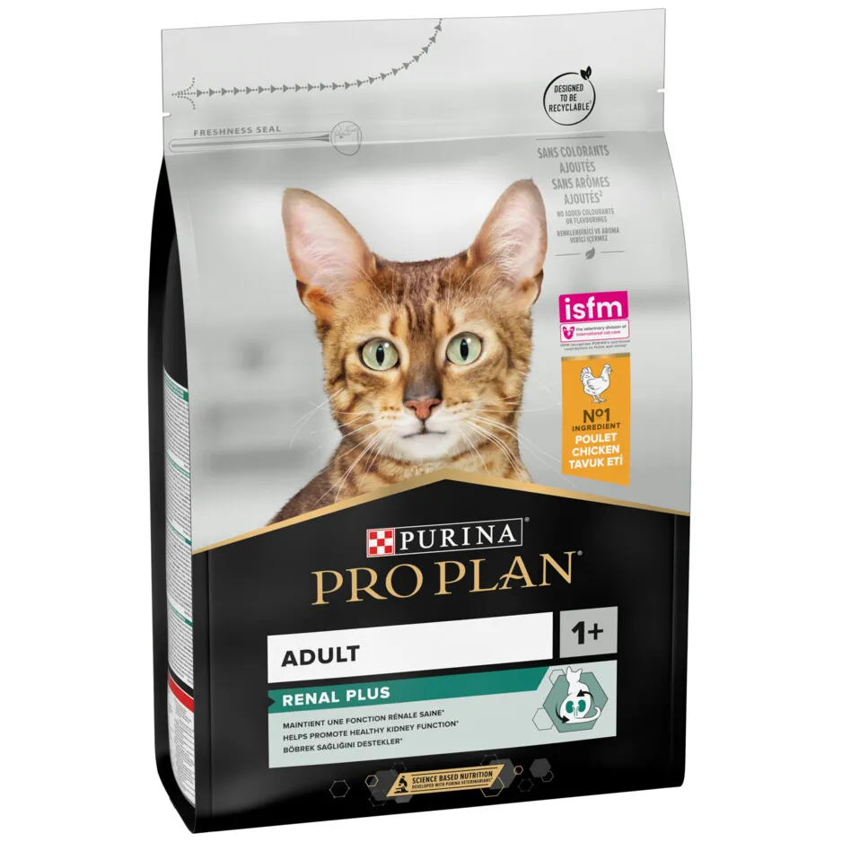 Pro Plan Adult Renal Plus kattenvoer kip 3 kg