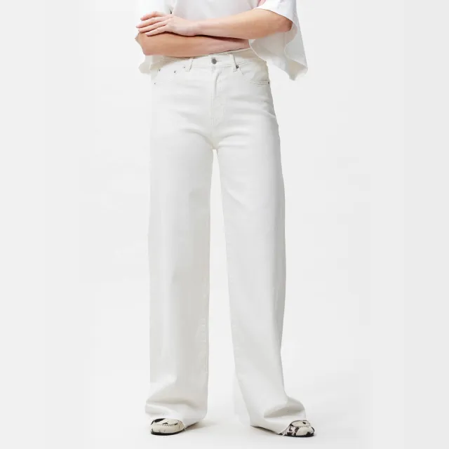 Catwalk Junkie high waist wide leg jeans wit