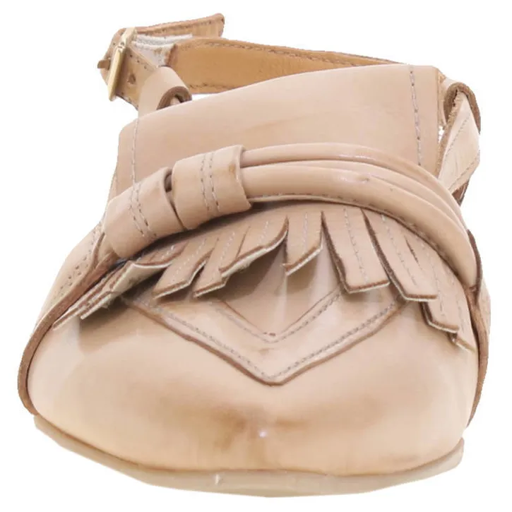 Mjus Porto slingback loafer lichtbruin, foto 5