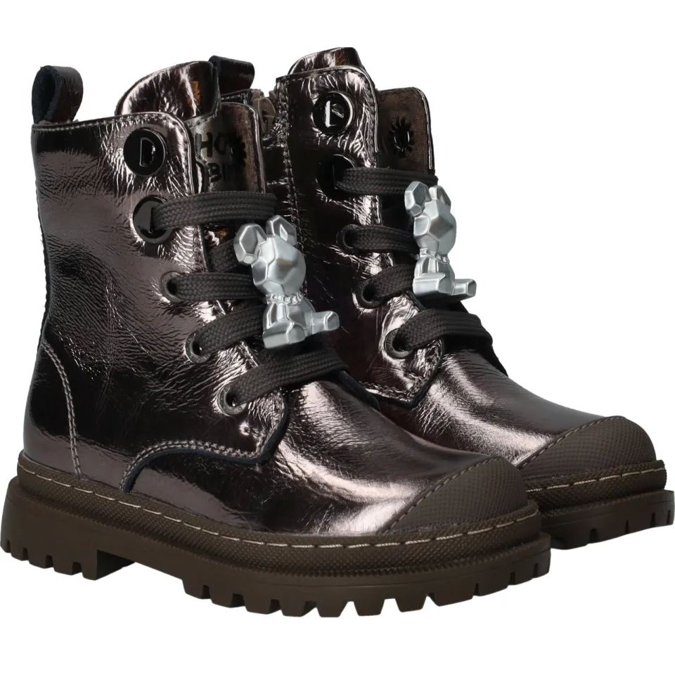 Shoesme veterboot zilver, foto 4
