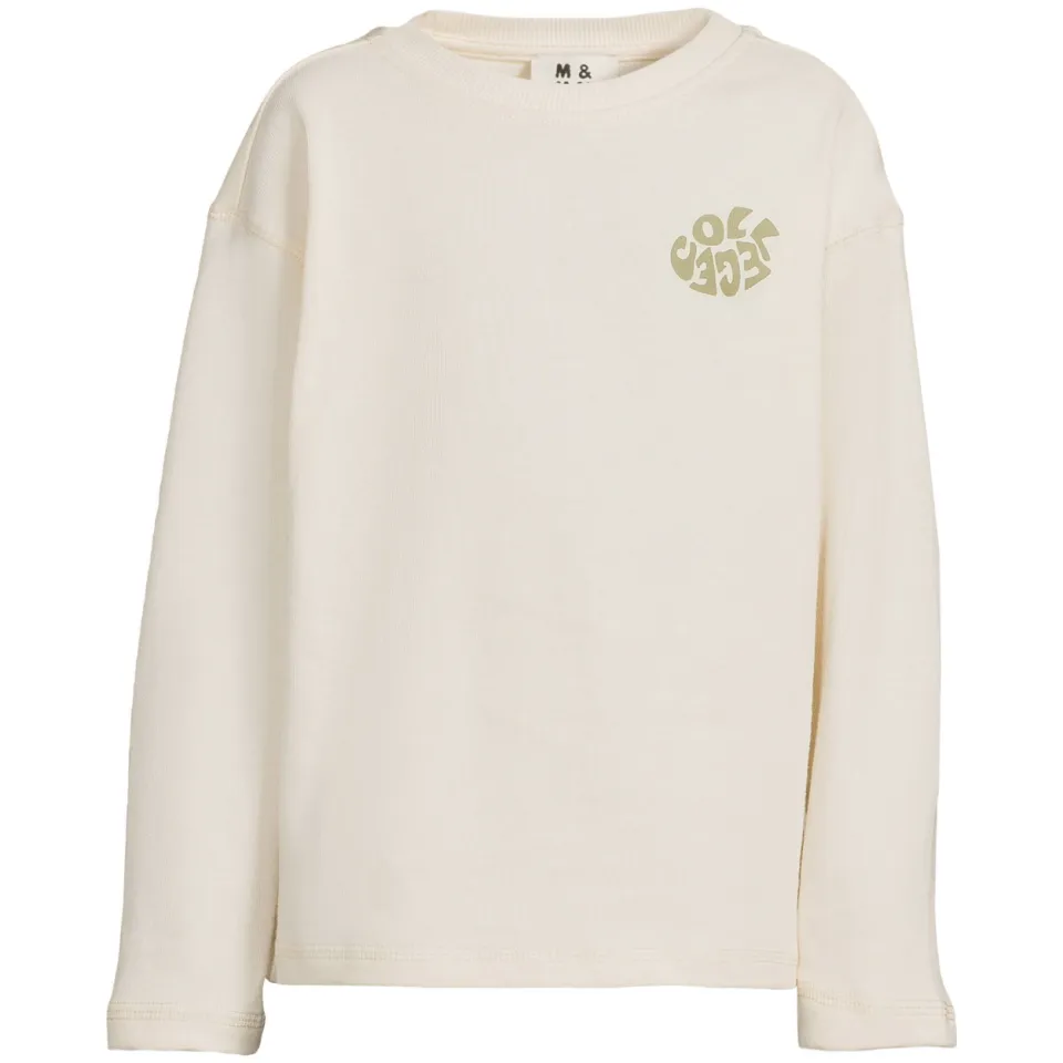 Me & My Monkey rechtvallende longsleeve met backprint ecru, foto 2