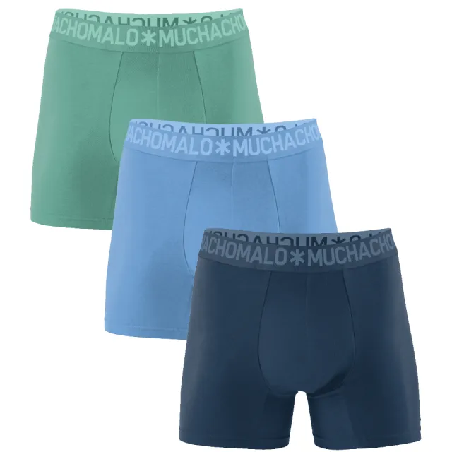 Muchachomalo Heren 3-pack Boxershorts Bamboe Veelkleurig
