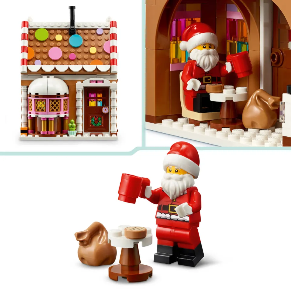 Lego Seasons and Occasions Winters Peperkoekhuisje, Kerst Speelgoed voor Kinderen 40809, foto 5