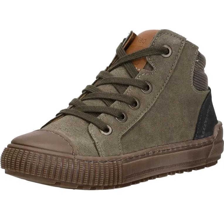 Keq veterschoenen hoog khaki, foto 3