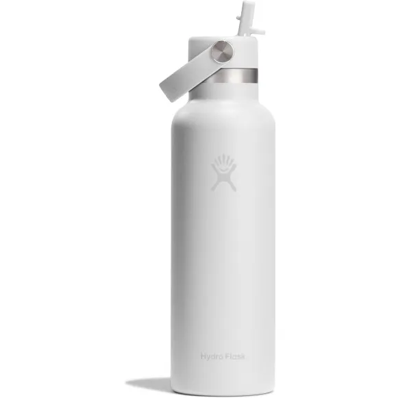 Hydro Flask Standard Flex Straw Cap isoleerfles wit, foto 2