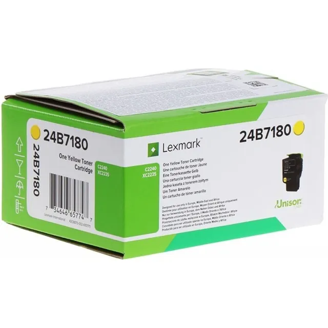 Lexmark Cartridge Yellow 6k (24B7180)