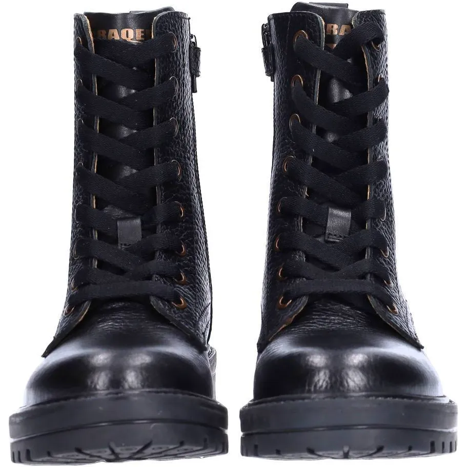 Braqeez leren enkelboots - zwart, foto 5