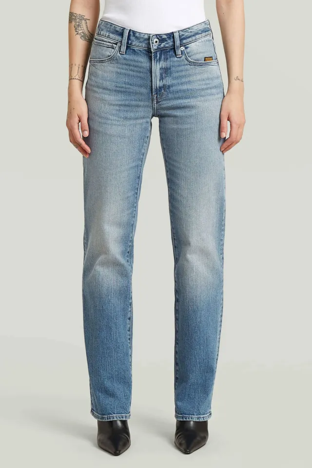 G-Star Raw G-STAR straight leg jeans blauw, foto 3