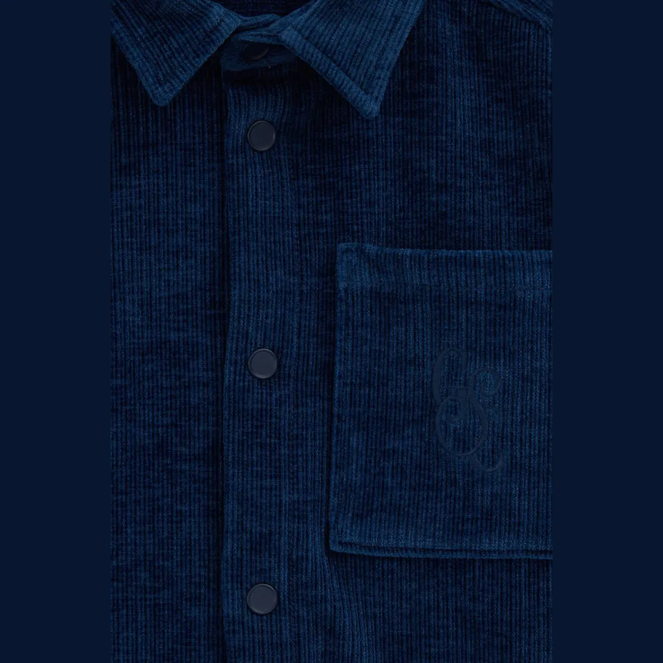 WE Fashion relaxed fit overshirt - blauw, foto 7
