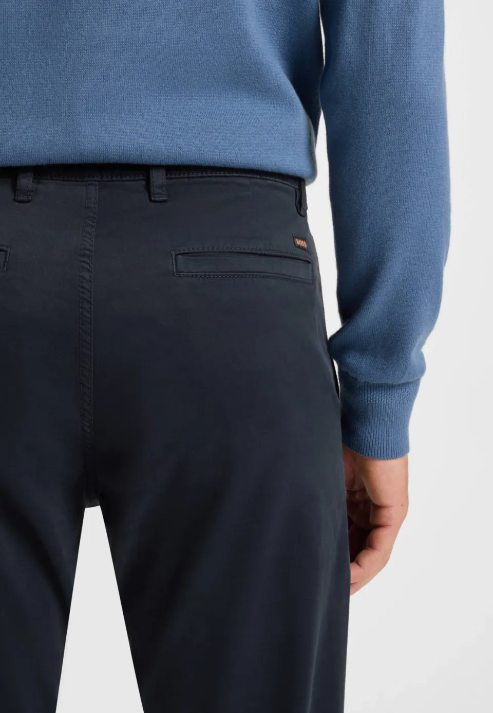 Boss Satin chino navy, foto 5