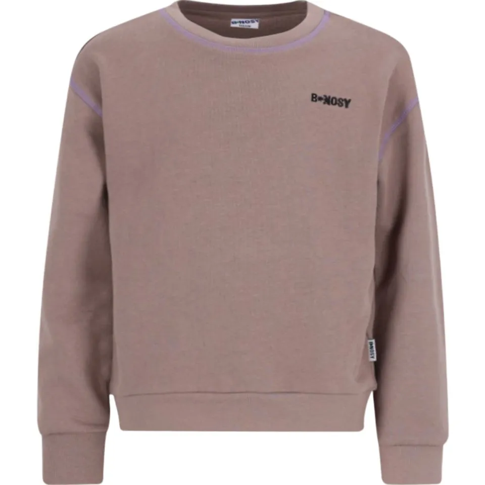 B.Nosy rechtvallende sweater met backprint - bruin, foto 2