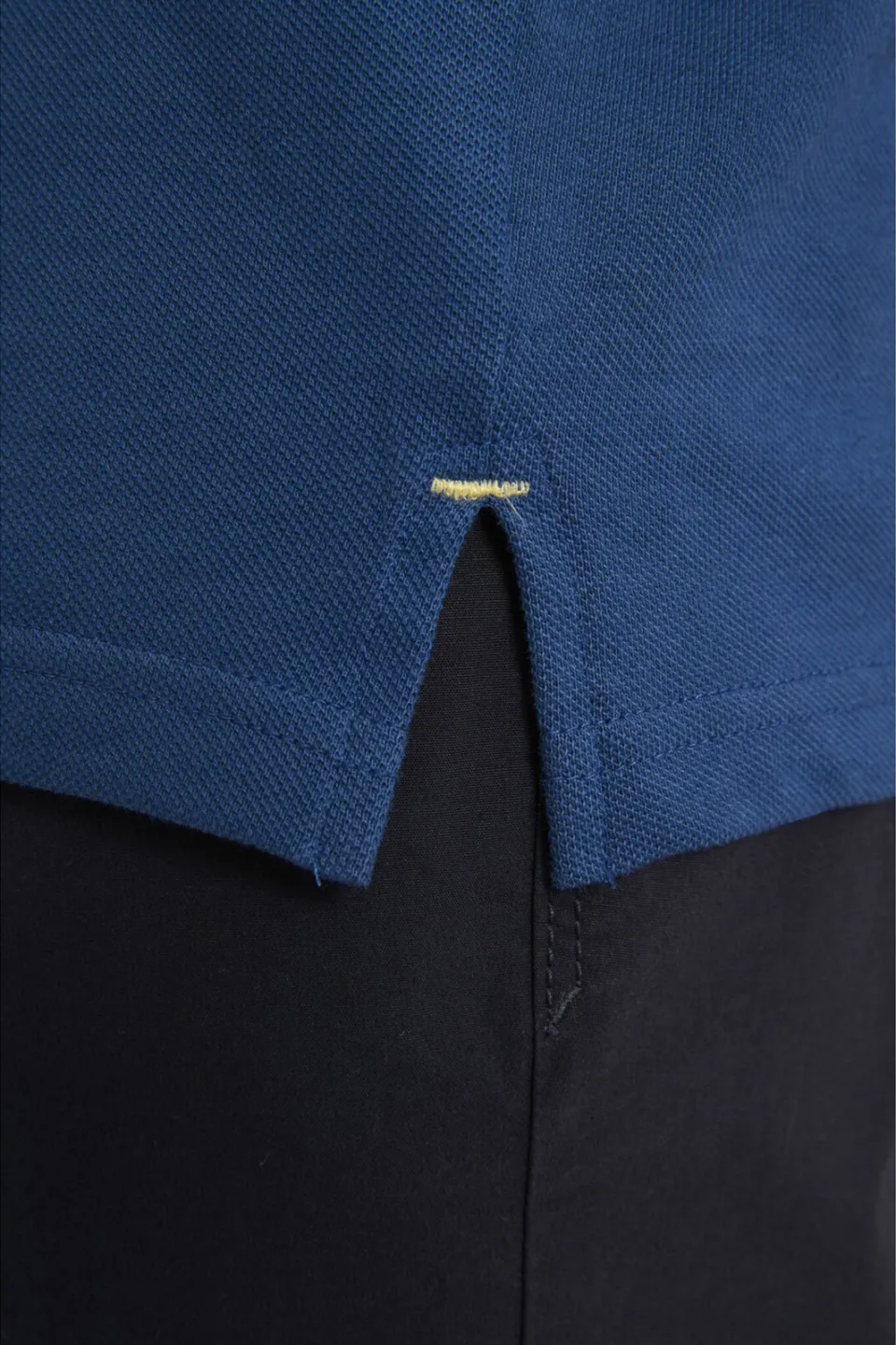 Jan Vanderstorm regular fit polo NICCO Plus Size met printopdruk blauw, foto 7