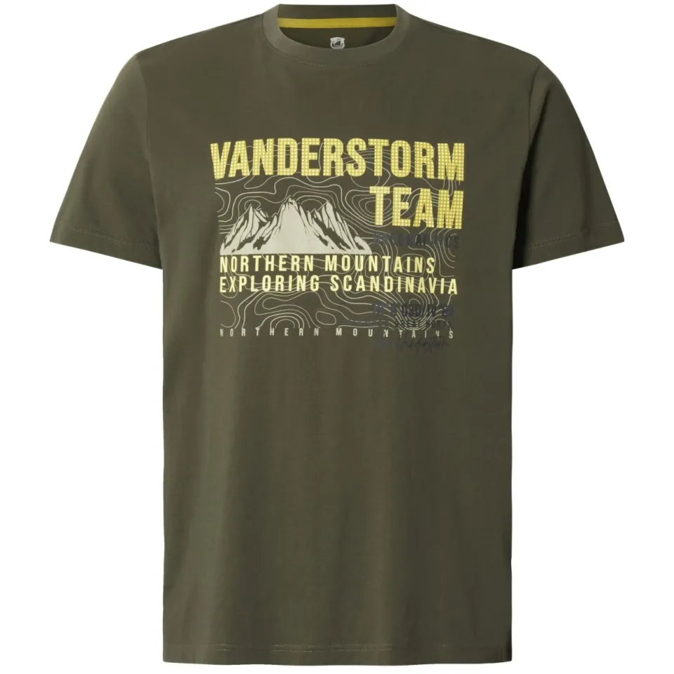 Jan Vanderstorm BALVAR T-shirt olijfgroen, foto 2
