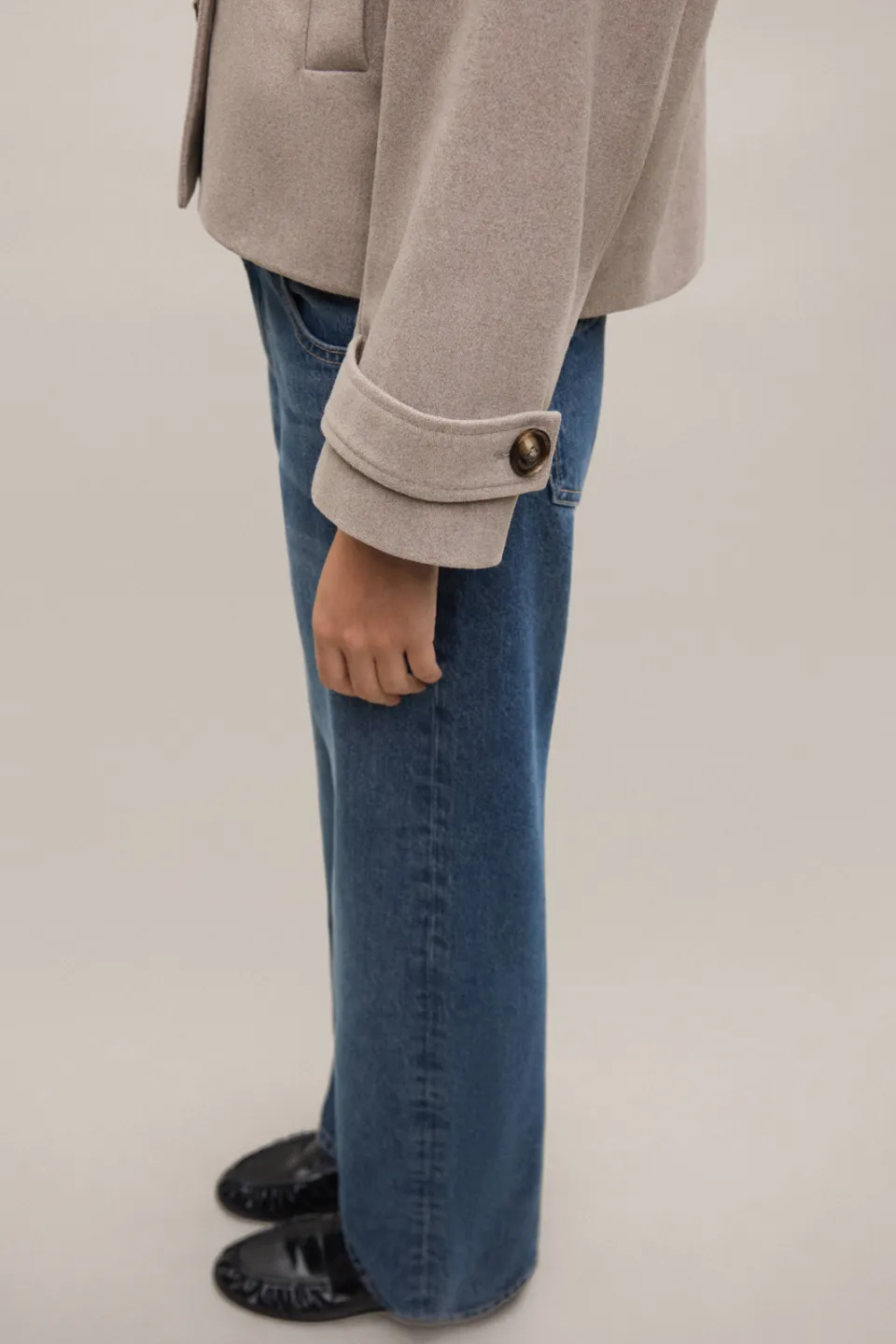 Mango Teen trenchcoat lichtbruin, foto 6