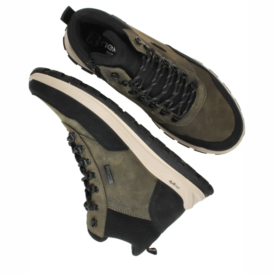 Rieker TEX Veterboots Heren Groen, foto 4