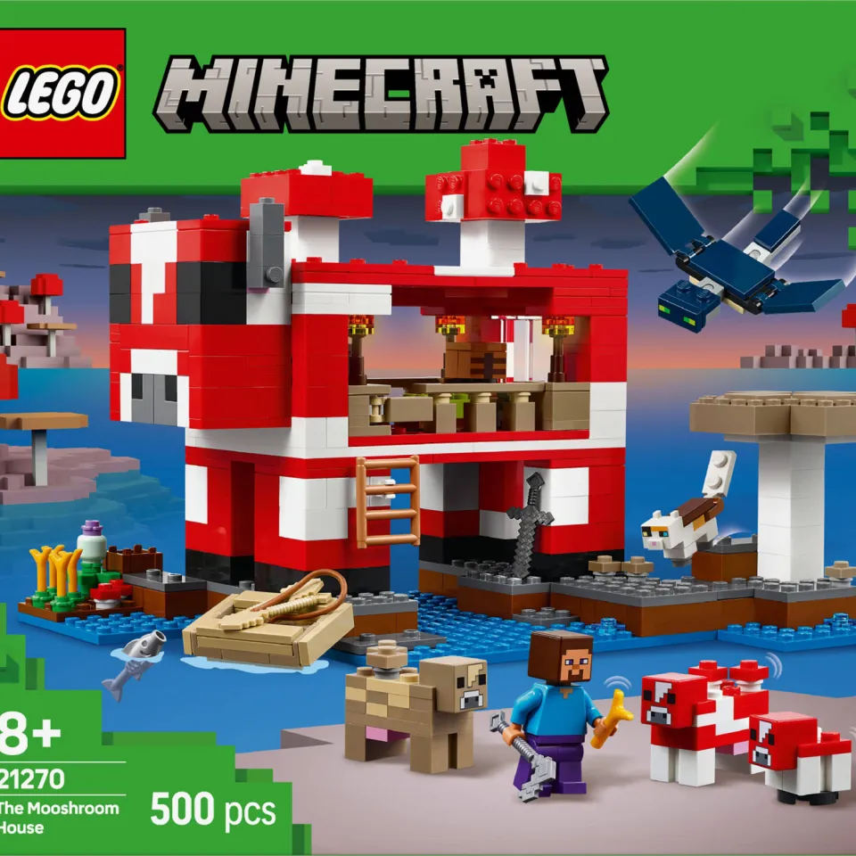 Lego Minecraft Het Mooshroom huis, gamingspeelgoed 21270, foto 6