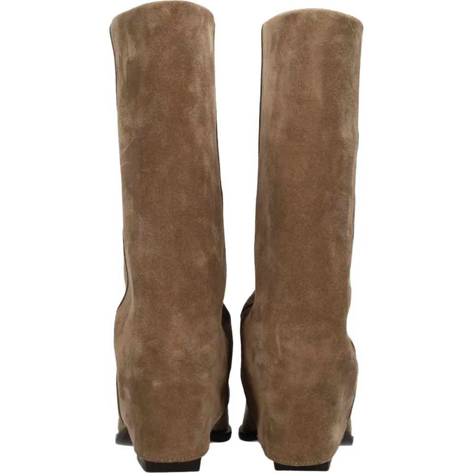 Haboob western suède cowboylaarzen - taupe, foto 4