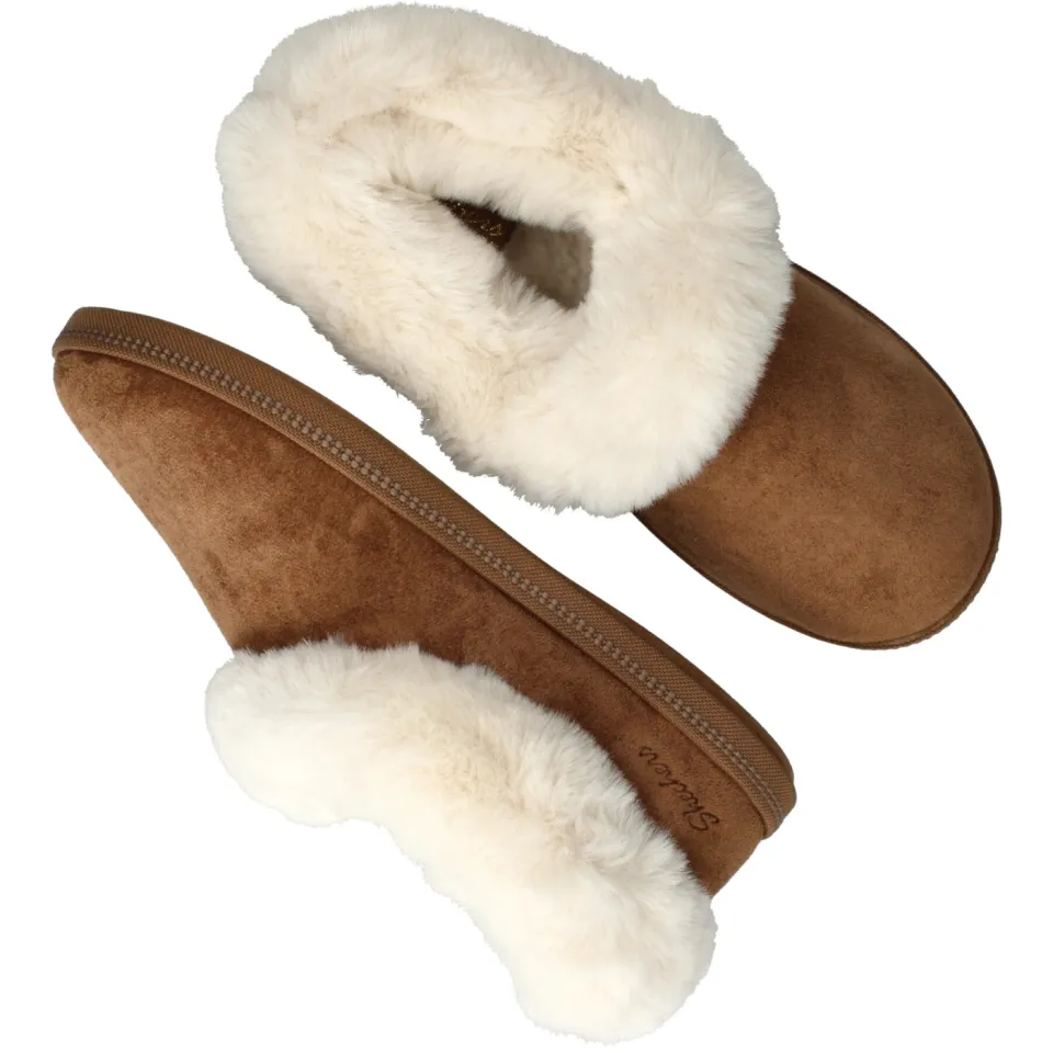 Skechers Cozy Campfire Winter Nights pantoffels cognac, foto 6