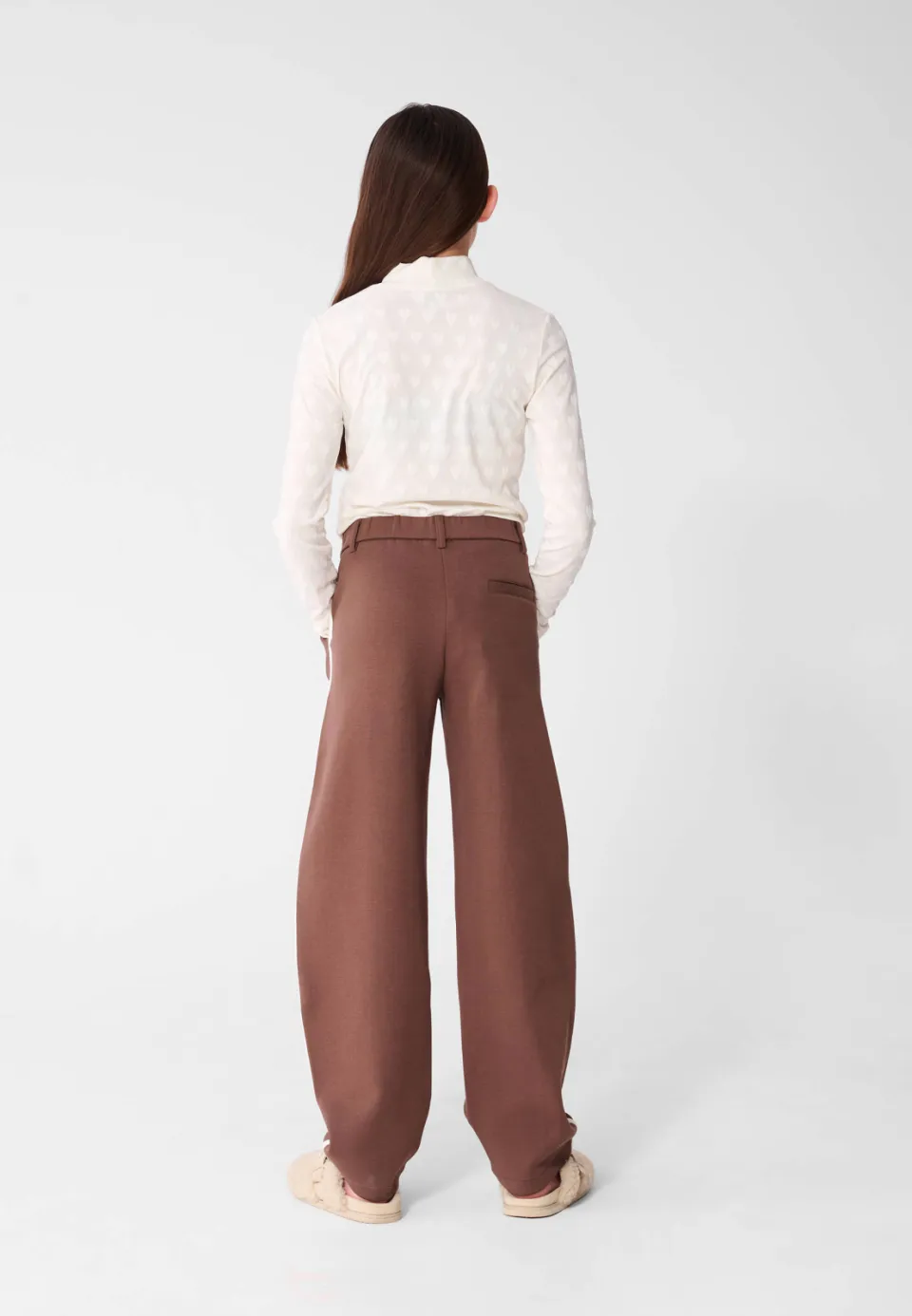 Shoeby longsleeve met hartjesprint ecru, foto 5