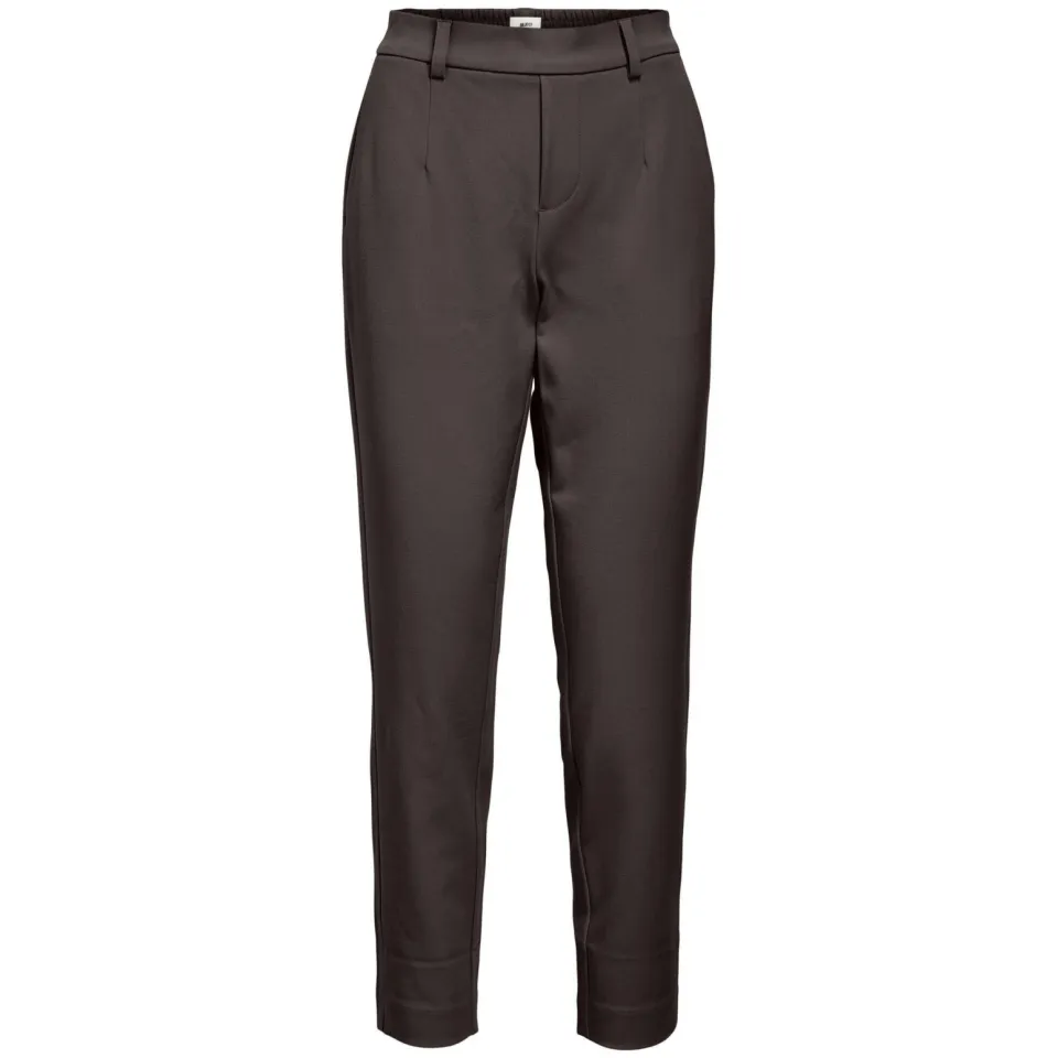 Object slim fit pantalon OBJLISA donkerbruin bruin, foto 2