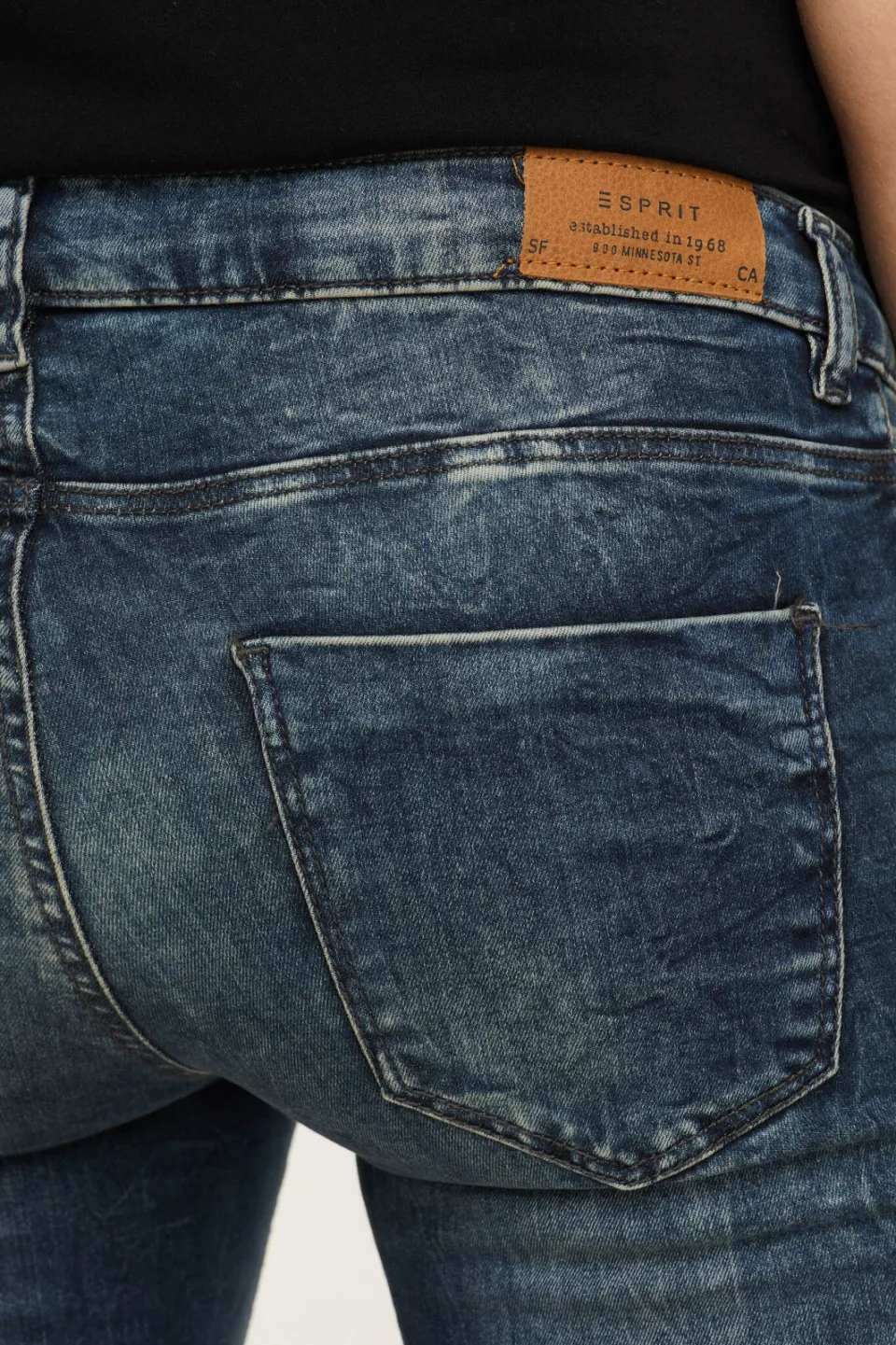 Esprit Maternity straight leg zwangerschapsjeans dark denim, foto 6