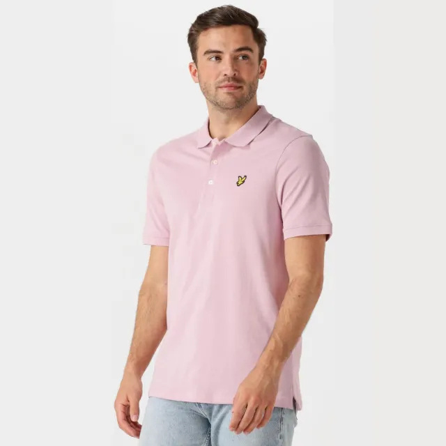 Lyle & Scott Heren Polo's & T-shirts Plain Polo Shirt - Lichtroze