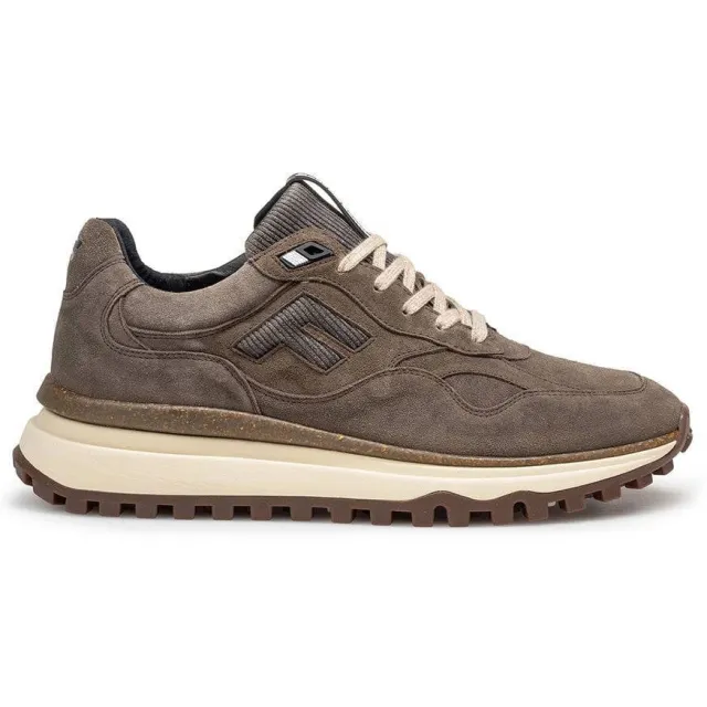 Floris Van Bommel De Gripper 01.42 suède sneakers donkerbruin donker bruin