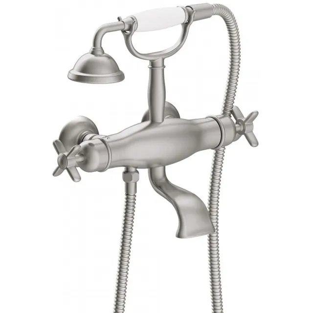 Tres Badkraan Tres Clasic Thermostatisch Incl Handdouche op Houder RVS