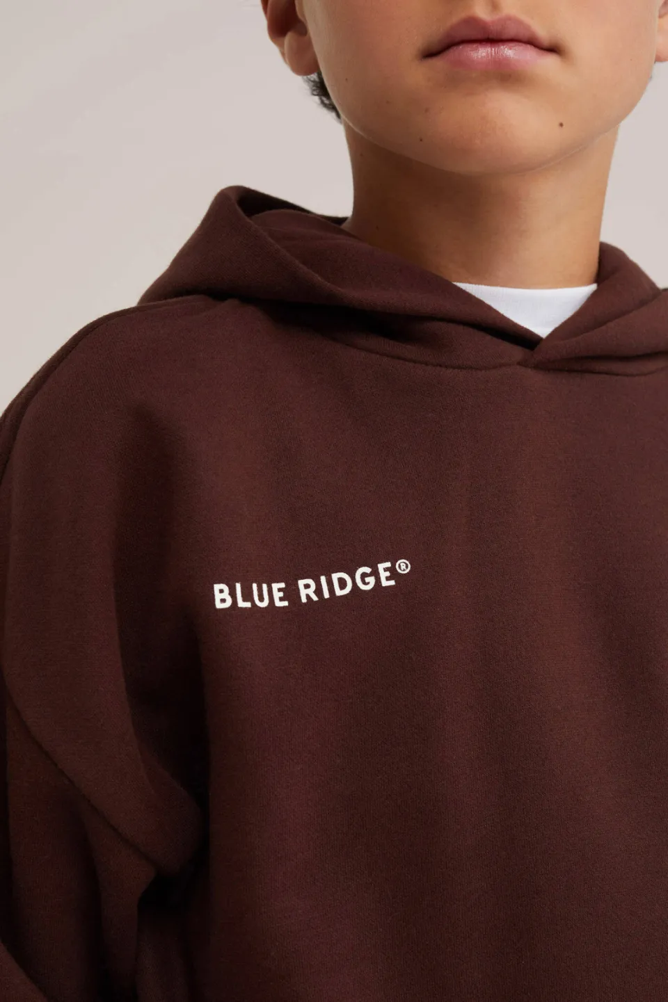 WE Fashion Blue Ridge sweater met backprint - donkerbruin, foto 6